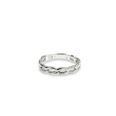 ANILLO CADENA DE PLATA 925