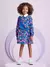 Vestido Infantil Mangas Longas Estampa CEREJAS - Momi H4959 - comprar online