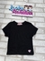 Blusa Infantil Canelada Manga Curta Preto- Mon Sucrê - 2426356 - comprar online