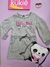 Vestido Infantil / Juvenil de Mangas Longas com Mochilinha PANDA - Kukie