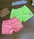 Shorts Infantil Menina Moletinho CORAL NEON - Mon Sucré