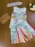 Conjunto Infantil Curto Menina com Shorts PÁSSAROS E LISTRAS - Petit Cherie