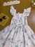 Vestido Infantil em Tecido Natural LILÁS E FLORES - Petit Cherie Natural - comprar online