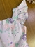 Vestido Infantil em Tecido Natural LILÁS E FLORES - Petit Cherie Natural na internet