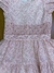 Vestido Infantil em Tecido FLORIDO ROSA - Petit Cherie Natural - comprar online