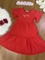 Vestido Infantil VERMELHO Marias MY LOVE - Kukie