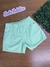 Shorts Infantil em Sarja Menina VERDE - Animê