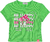 Blusa Infantil VERDE Menina com Bordado BE HAPPY - Momi - Looks Babilice