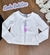 Bolero Infantil Off White com Pedrinhas - Kukie