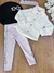 Conjunto Infantil Casaco Pelinho e Legging Termo Skin Rosa- Kukie