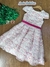 Vestido de Festa Infantil BRANCO com Corações - Petit Cherie