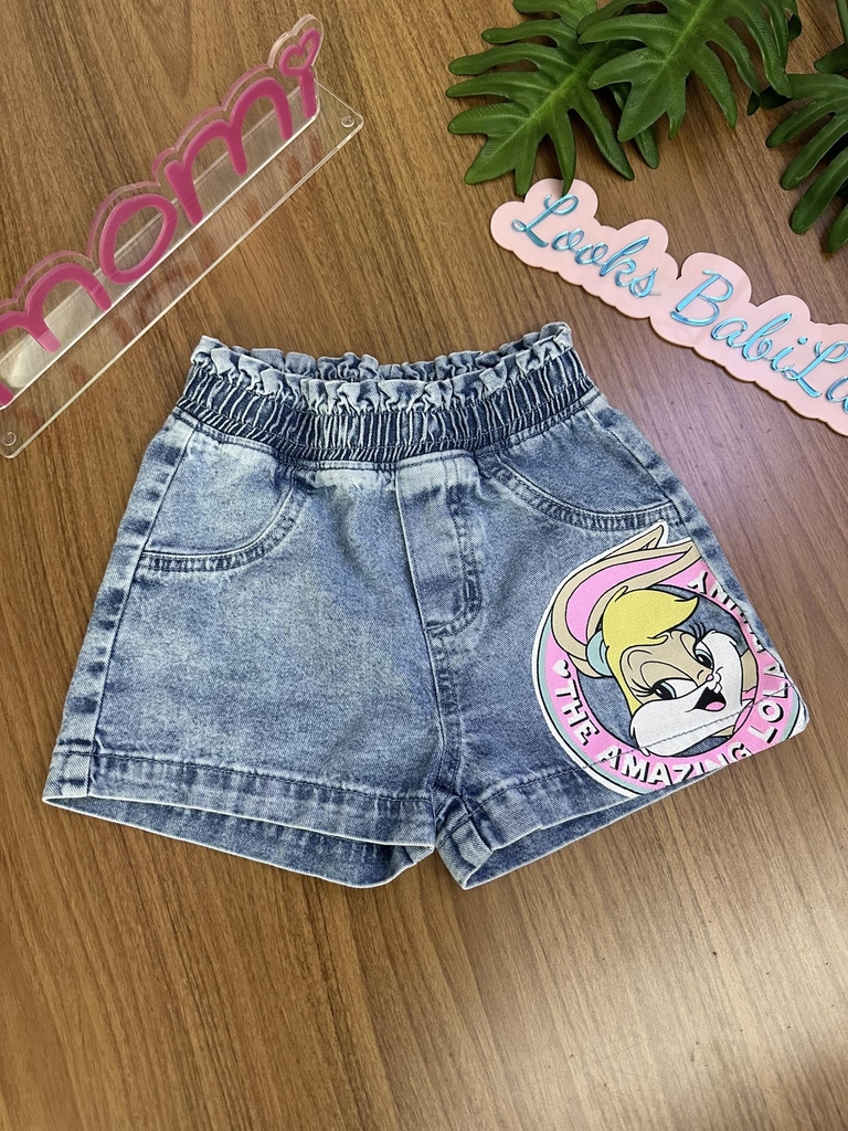 Shorts Jeans CLOCHARD Infantil Menina LOLA LOONEY TUNES - Momi