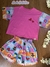 Conjunto Curto Infantil Menina com Shorts FLORES - Bugbee