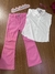 Calça Flare Infantil em Sarja Rosa BARBIE - Infanti - comprar online