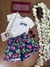 Conjunto Curto Infantil Menina com Shorts e Bolsinha CHERRY - Momi