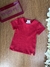 Blusa Infantil Menina Mangas Curtas VERMELHO - Momi