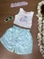 Conjunto Curto Infantil Menina com Cropped e Bermuda YOUR HAPPY - Mon Sucré