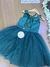 Vestido de Festa Infantil VERDE Laços e Tule - Petit Cherie - comprar online