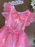 Vestido de Festa Infantil ROSA com Mangas FLORAL - Petit Cherie na internet