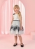 Vestido Infantil Branco Tule Detalhes - Petit Cherie na internet