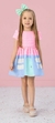 Vestido Infantil de casinha Rosa e Azul - Mon Sucré - comprar online