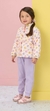 Jaqueta Infantil Matelassê Floral - Mon Sucré - comprar online