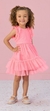 Vestido Infantil Rosa Tule - Manga Franzida - Mon Sucré - comprar online