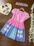 Vestido Infantil de casinha Rosa e Azul - Mon Sucré