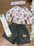 Conjunto Infantil Short e Blusa Punho Canelado - Kukie (Ref. 70528)