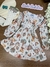 Vestido Infantil Estampado Babado e Detalhe Ombro - Kukiê (Ref. 70580)