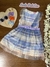 Vestido Infantil Regata - Tule xadrez e Laço- Mon Sucré