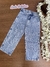 Calça Infantil Jeans Lavada com Regulagem Cintura- Petit Cherie