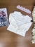 Blusa Infantil Branco Detalhe Mangas - Momi (Ref. H4893)