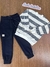 Conjunto Infantil Moletom Calça com Detalhe Barra - Bugbee