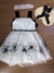Vestido Infantil Branco Tule Detalhes - Petit Cherie
