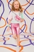 Conjunto Infantil Curto Menina com Bermuda Holográfica FUN - Kukie - Looks Babilice
