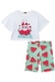 Conjunto Infantil Menina com Bermuda MELON - Kukie - comprar online