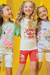 Imagem do Conjunto Infantil Menina com Bermuda POP CORN - Kukie