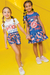 Conjunto Infantil Menina MARINHO com Shorts POOL PARTY - Kukie - loja online