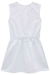 Vestido Juvenil Sem Mangas OFF WHITE - Lilimoon na internet