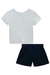 Conjunto Curto Infantil Menina com Shorts/Saia Paetê SUPER - Kukie - comprar online