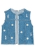 Colete Jeans Infantil Menina com FLORES - Kukie - comprar online