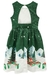 Vestido de Festa Infantil Verde NATAL - Kukie - Looks Babilice