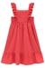 Vestido Infantil VERMELHO em Tecido e Laise - Kukie - comprar online