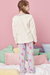 Pijama Infantil Lilás com Casaco com Pelinho - Kukie na internet