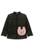 Jaqueta de Nylon Infantil Menina com Cinto PRETO - Kukie - comprar online