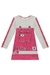 Vestido Infantil Pink e Cinza Make Fun - Kukie - loja online