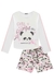 Conjunto Infantil Happy Panda Blusa e Shorts - Kukie - Looks Babilice