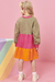 Vestido Infantil Fashion Trendy Faixas Marias - Kukie na internet