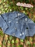 Jaqueta Jeans Infantil Menina com Destroyer AZUL MÉDIO - Kukie